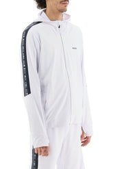 LOGO TAPE ZIP-UP HOODIE